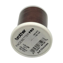 Brother Soft Chocolate 100% Polyester Color Fast, High Shine Embroidery Thread ETP01147
