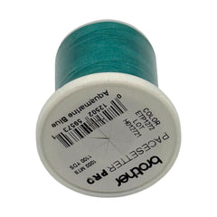 Brother Aquamarine Blue 100% Polyester Color Fast, High Shine Embroidery Thread ETP01272