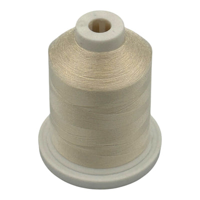 Brother Ivory 100% Polyester Color Fast, High Shine Embroidery Thread ETP01267