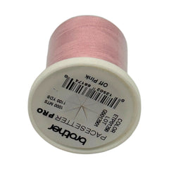 Brother Off Pink 100% Polyester Color Fast, High Shine Embroidery Thread ETP01290