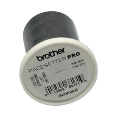 Brother Gunmetal 100% Polyester Color Fast, High Shine Embroidery Thread ETP01280