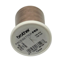 Brother Taupe 100% Polyester Color Fast, High Shine Embroidery Thread ETP01207