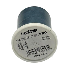 Brother Grey Aqua 100% Polyester Color Fast, High Shine Embroidery Thread ETP01228