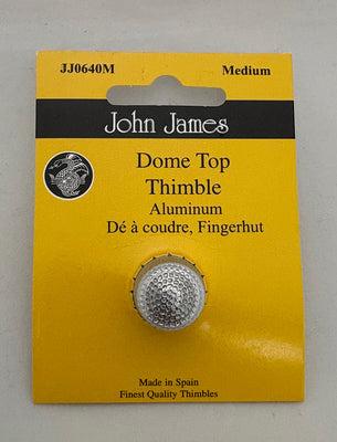 Colonial Needle Dome Top Aluminum Thimble – Medium