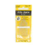 John James Milliners / Straw Needles Assorted Sizes 3/9 16ct