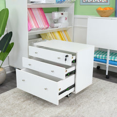 Joey Sewing Cabinet - Ash White, Teak or Grey
