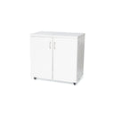 Bandicoot Sewing Cabinet - Ash White, Teak and Grey