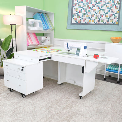 Arrow Kangaroo & Joey Dual-Rail Electric Sewing Cabinet