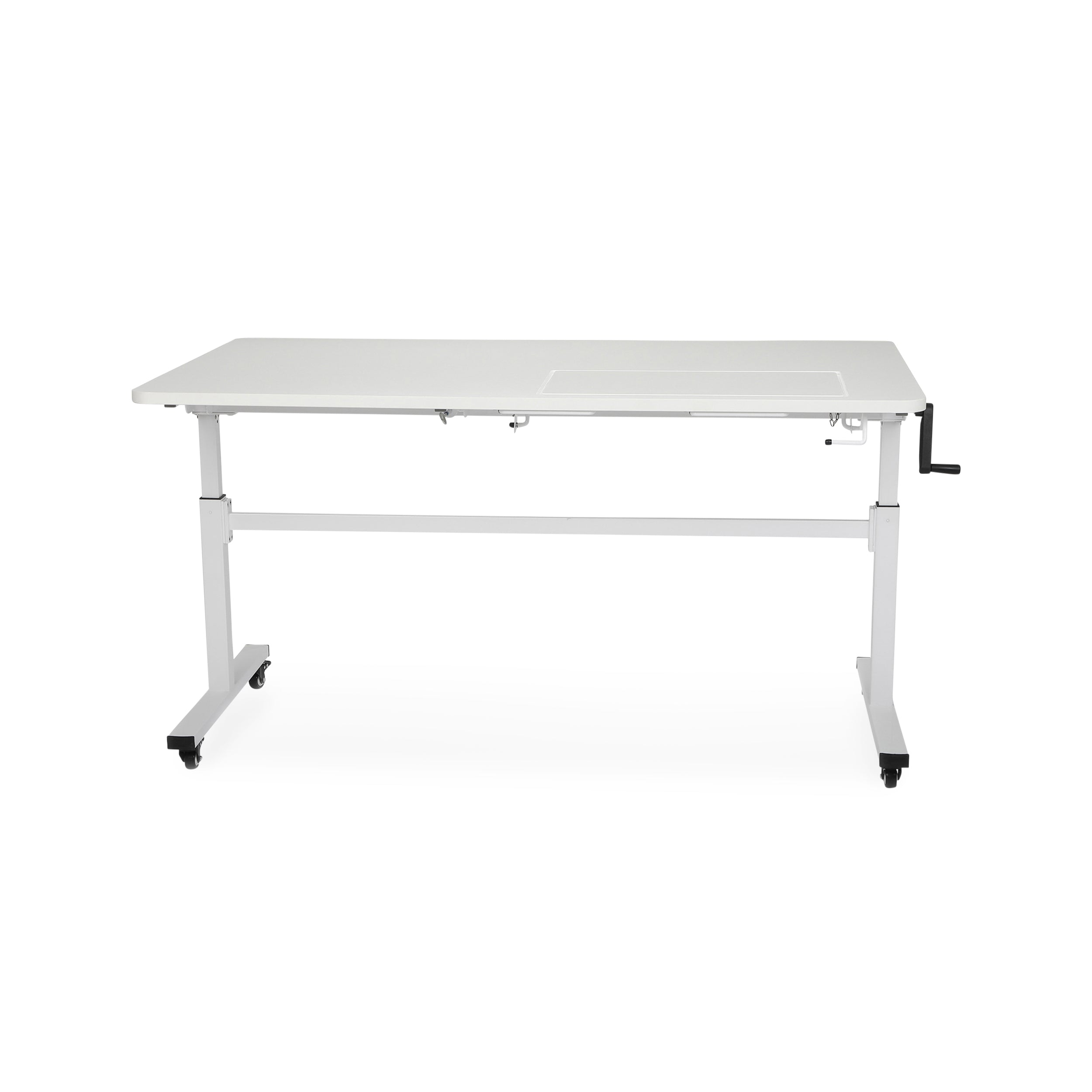 Tasmanian Adjustable Height Sewing Table - Ash White