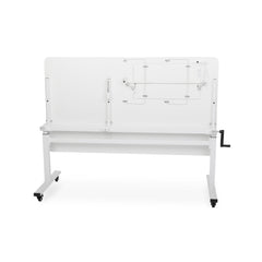 Tasmanian Adjustable Height Sewing Table - Ash White
