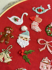 MakeBox & Co. The 24 Days of Advent Embroidery Kit, 9