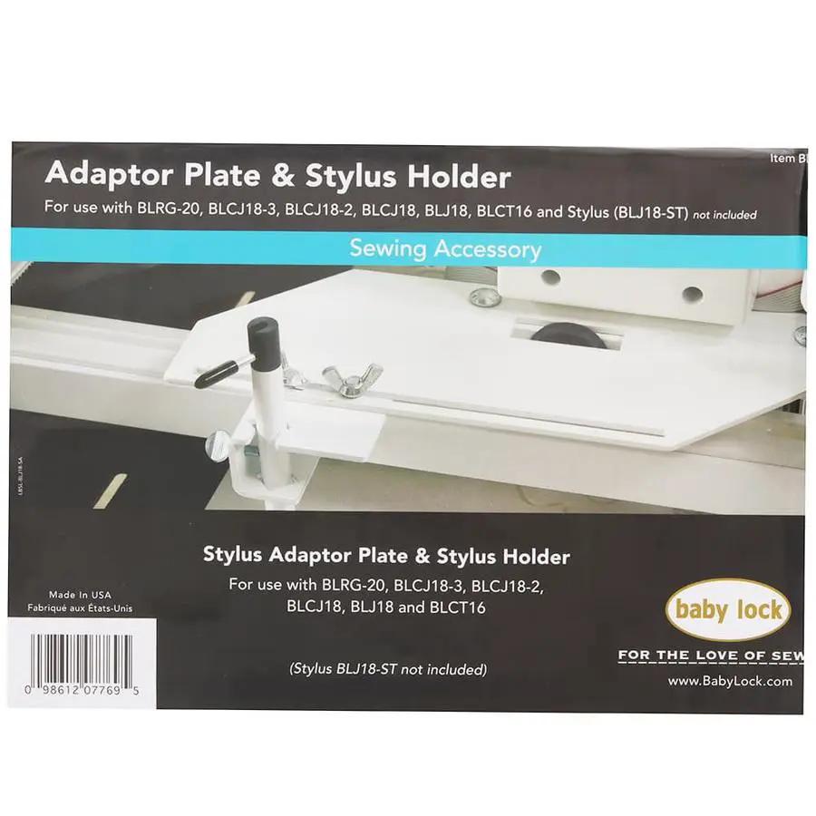 Baby Lock BLJ18-SA Adaptor Plate and Stylus Holder for Jewel Longarm