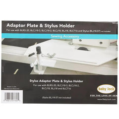 Baby Lock BLJ18-SA Adaptor Plate and Stylus Holder for Jewel Longarm