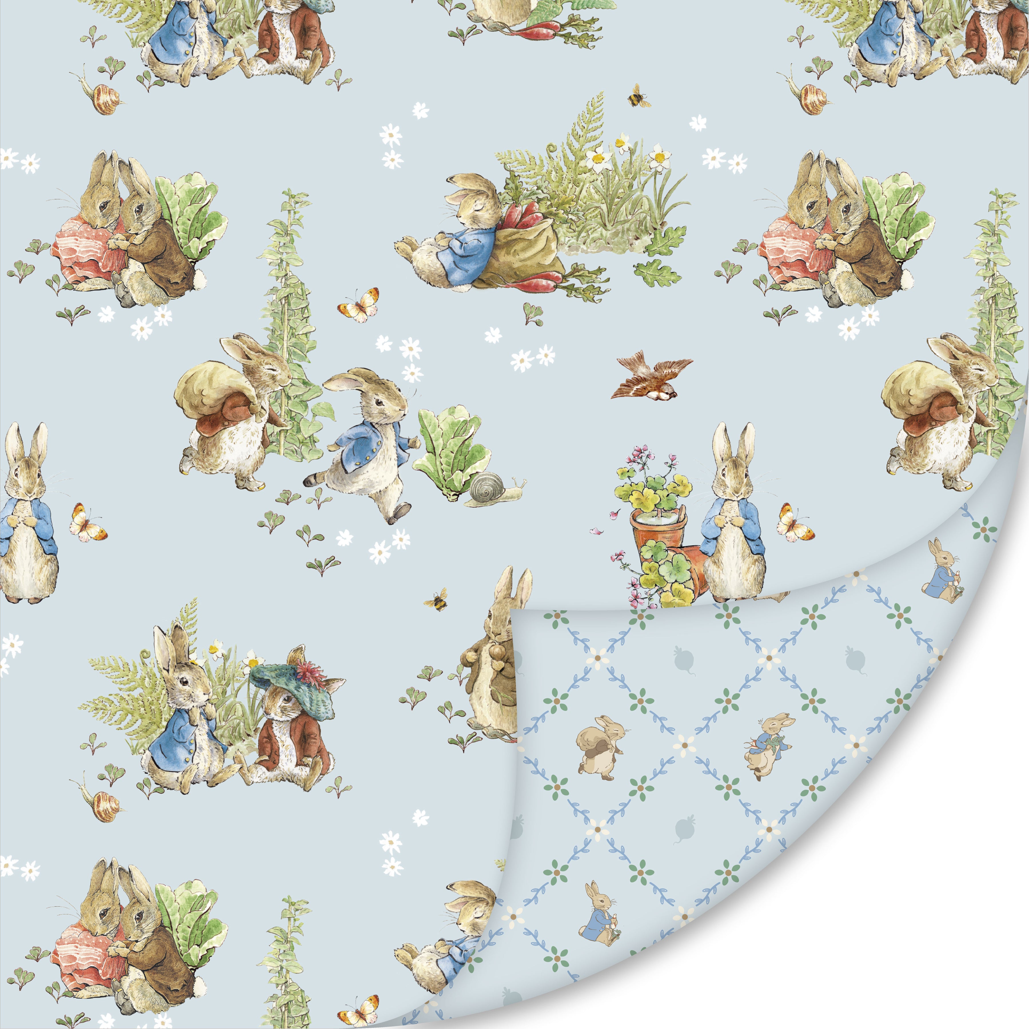 Riley Blake Double Lush Velvet 58/60in Peter Rabbit & Benjamin Bunny LV18115 - 58"/60" Double Lush Velvet plush - by the yard