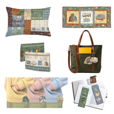 Riley Blake Stitch Your Book Nook Machine Embroidery USB