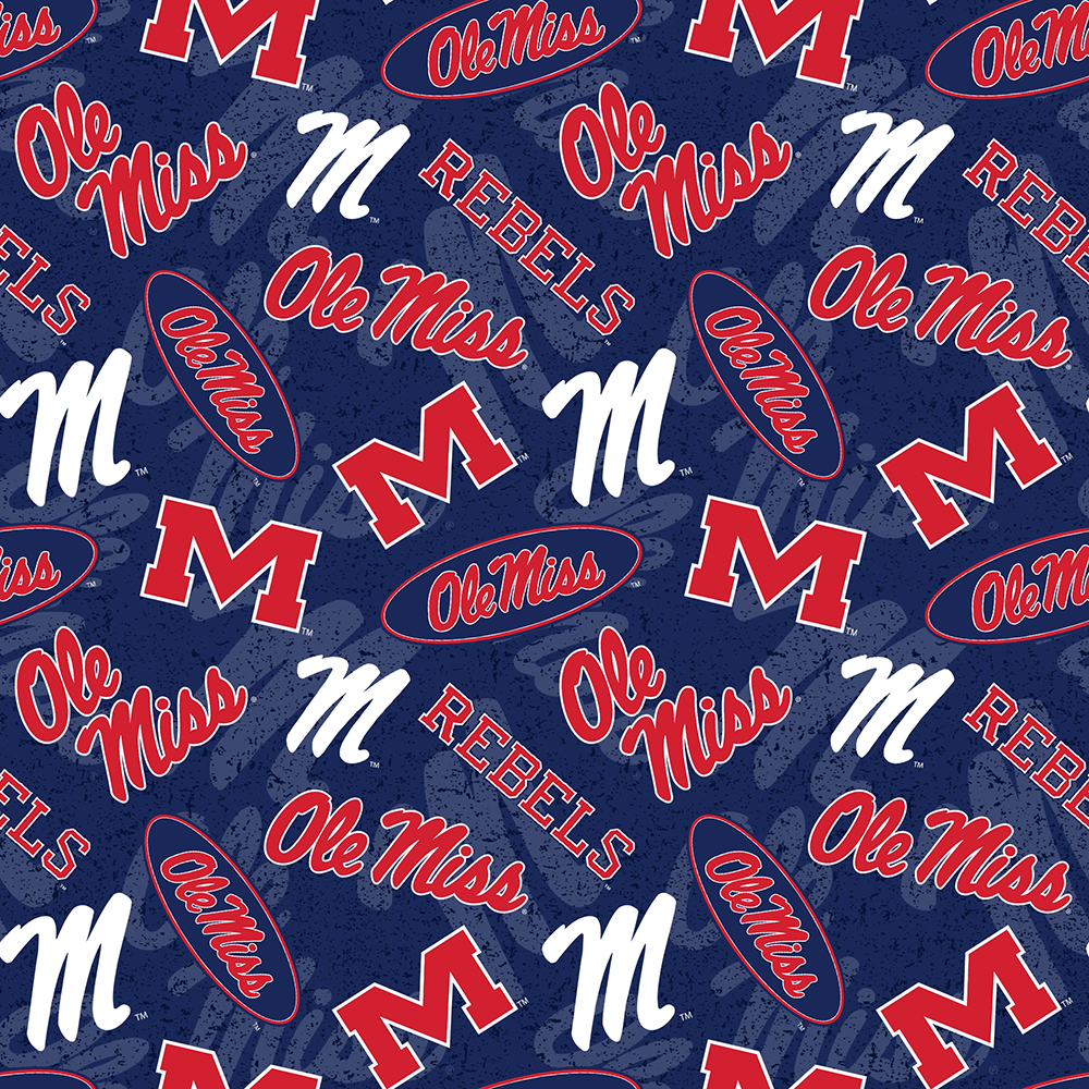 NCAA Ole Miss Rebels MS-1178 Tone on Tone