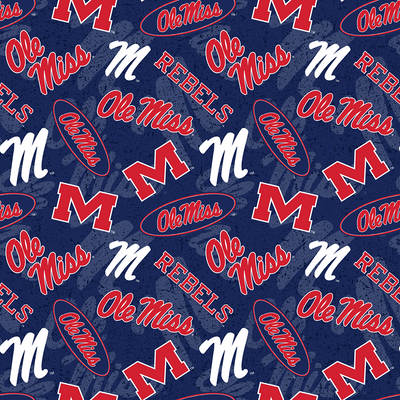NCAA Ole Miss Rebels MS-1178 Tone on Tone