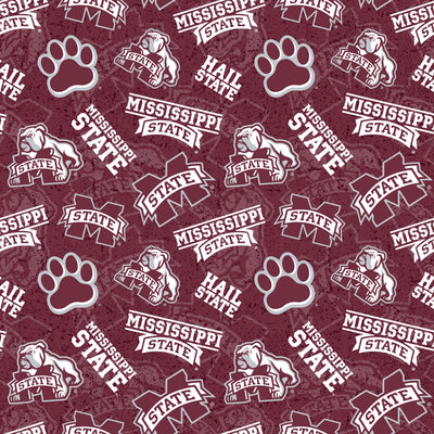 NCAA Mississippi State Bulldogs MSST-1178 Tone on Tone