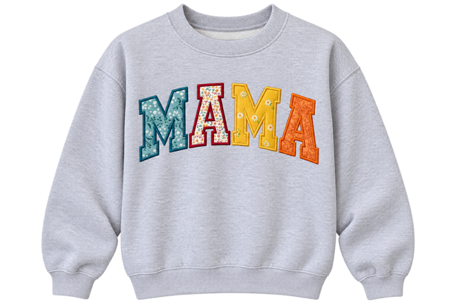 Mama Applique Sweatshirt