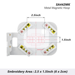 SewTech SA442MK 60x20mm magnetic hoop