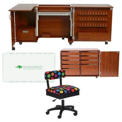 Kangaroo Dingo II & Wallaby II Sewing Cabinet Bundle