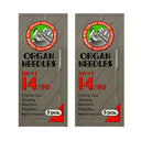 Organ Sharp Point Needle Size 14/90 for Sewing (2 packs of 5)