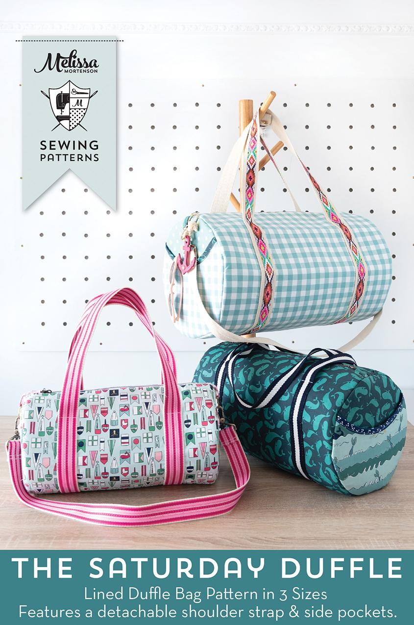 The Saturday Duffle Bag Pattern by Melissa Mortenson