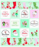 Riley Blake Claus & Co. Digitally-Printed 35 1/2" x 43 1/2" Panel