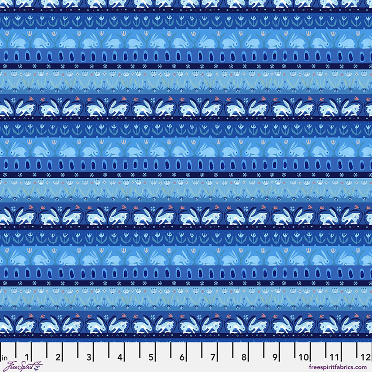 Adam Trest Azul Hutch Azul quilting cotton fabric