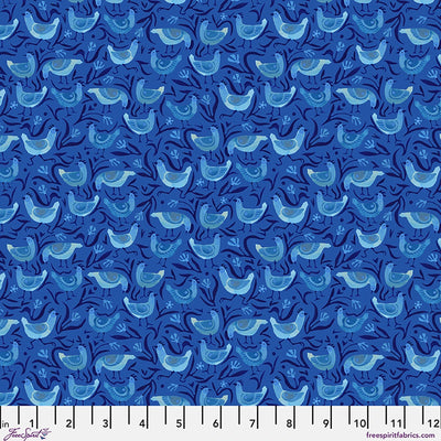 Adam Trest Azul Coop Azul quilting cotton fabric