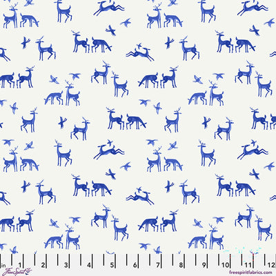 Adam Trest Azul Grazing Azul quilting cotton fabric