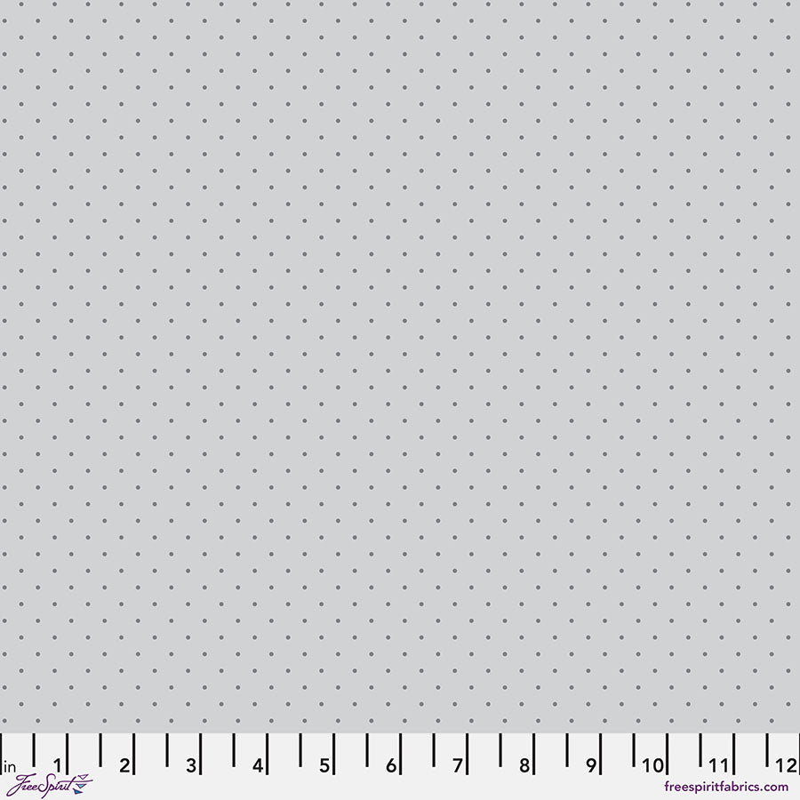 Tula Pink True Colors Tiny Dots Fog quilting cotton fabric