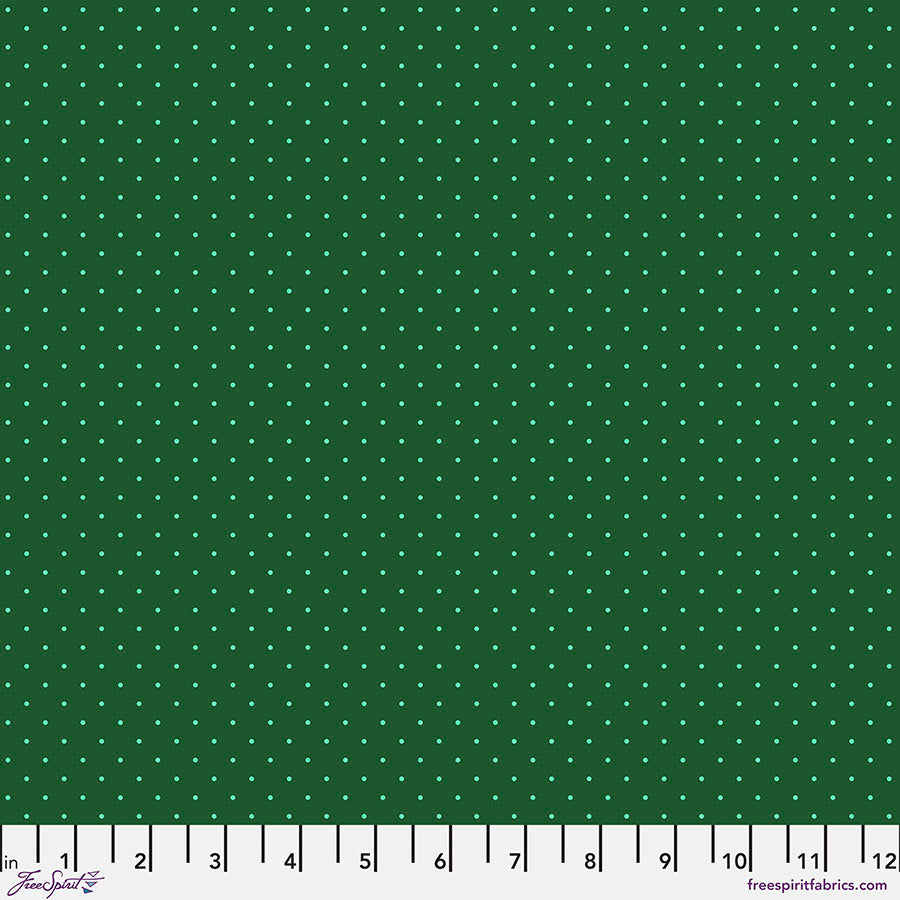Tula Pink True Colors Tiny Dots Lilypad quilting cotton fabric