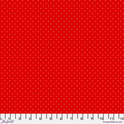 Tula Pink True Colors Tiny Dots Watermelon quilting cotton fabric