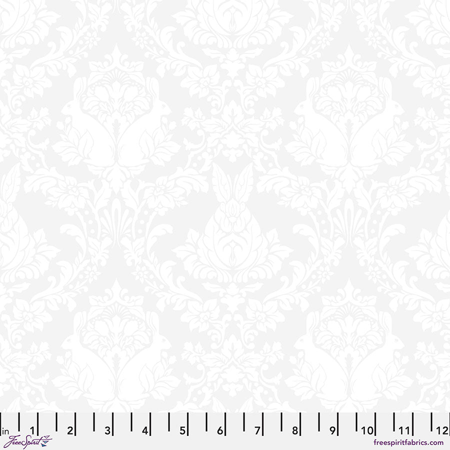 Tula Pink True Colors Ghost Bunny Paper quilting cotton fabric