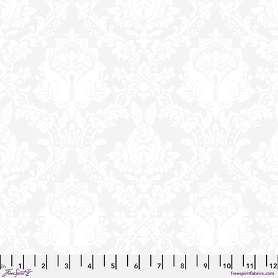 Tula Pink True Colors Ghost Bunny Paper quilting cotton fabric