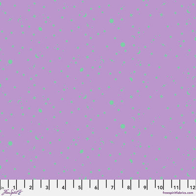 Tula Pink True Colors Space Sprinkles Frozen Berry quilting cotton fabric