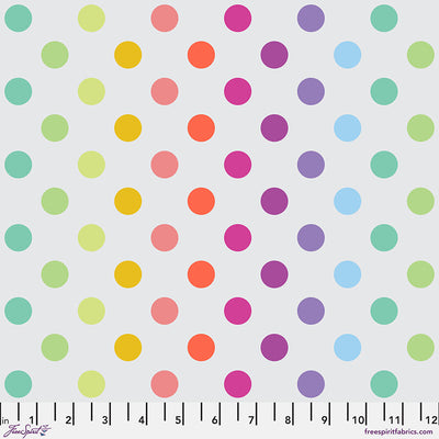Tula Pink True Colors Disco Poms Whisper quilting cotton fabric
