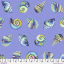 Tula Pink Floral Reef Lil Shelly Marine quilting cotton fabric