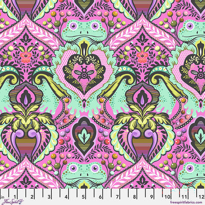 Tula Pink Prince Charming Déjà Vu Frog Prince Gumball quilting cotton fabric