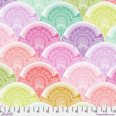 Tula Pink Prince Charming Déjà Vu Snail Scallop Sugar Rush quilting cotton fabric