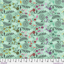 Tula Pink Prince Charming Déjà Vu Dandelion Sweet Mint quilting cotton fabric
