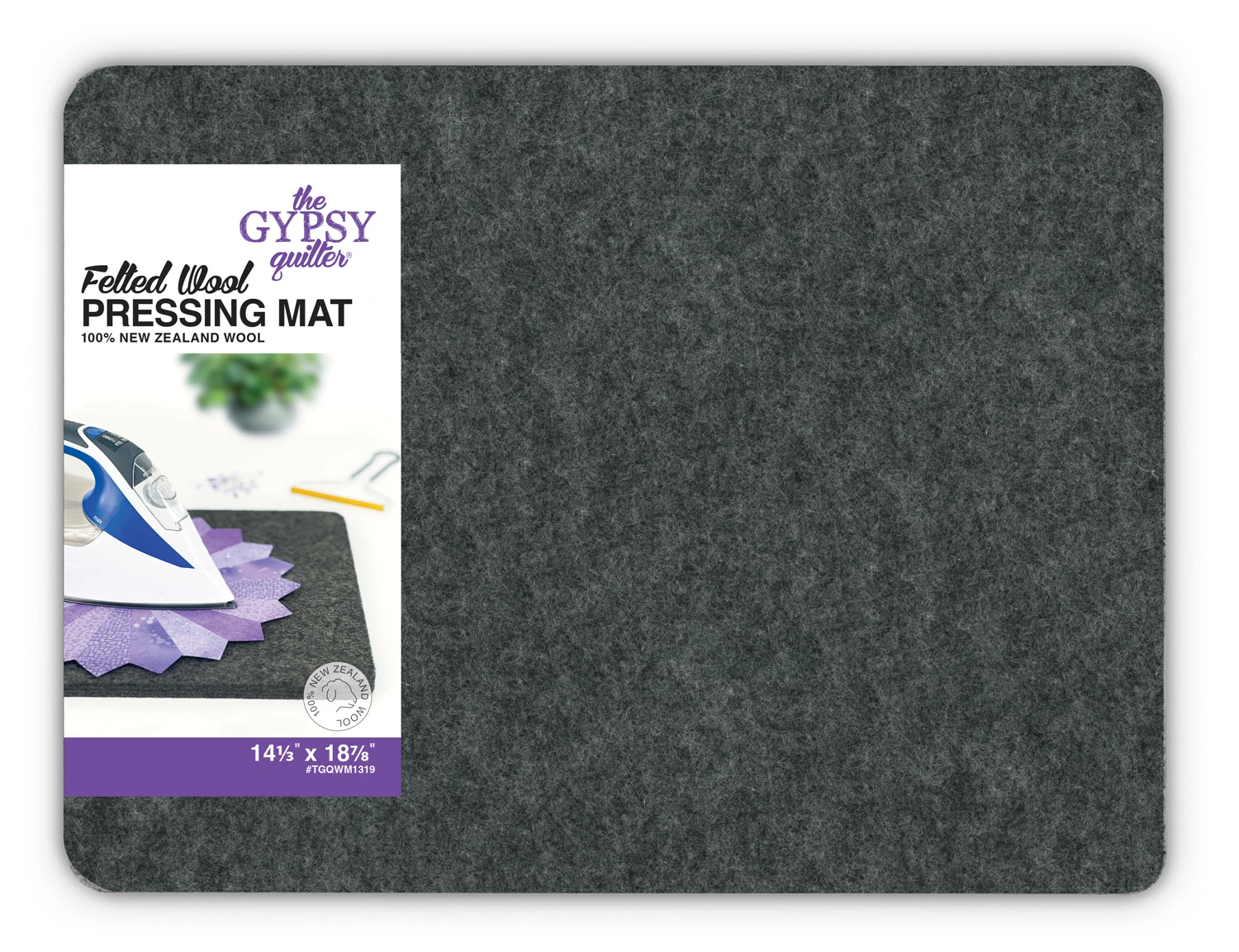 Wool Pressing Mat 14-1/3in Wide x 18-7/8in Long x 1/2in Thick