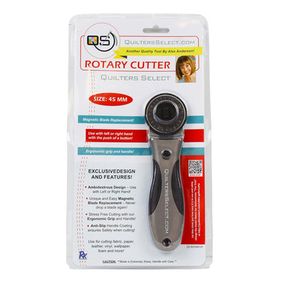 Quilter's Select 45mm Deluxe Rotary Cutter QS-ROTARY2P