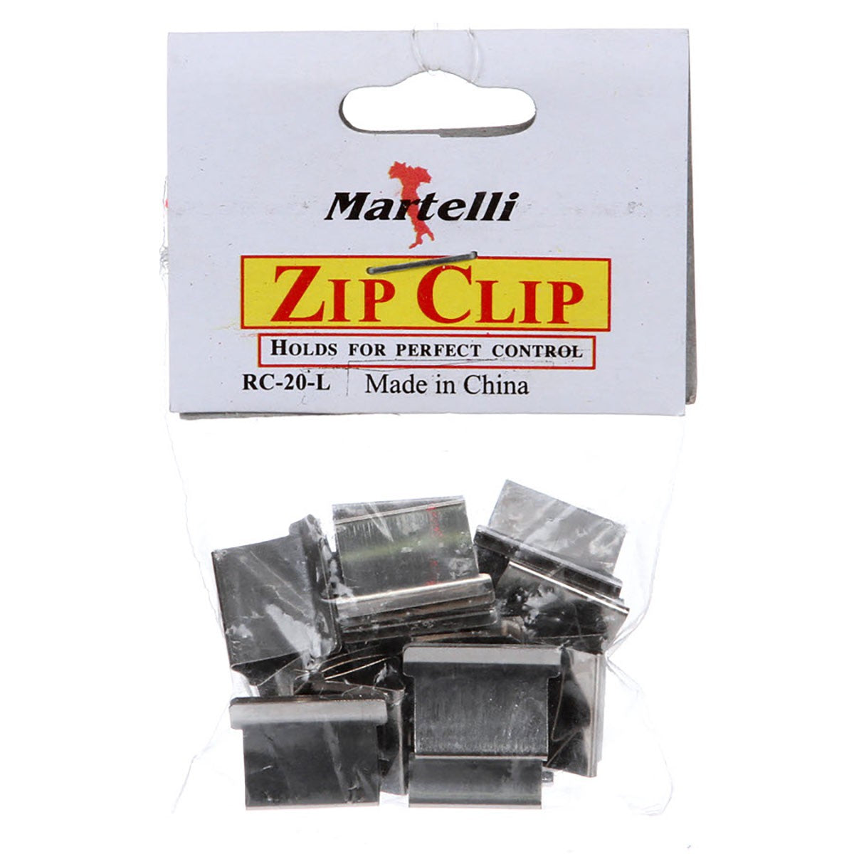 Martelli Zip Clip Large Replacement Clips – 20 Count