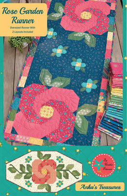 Riley Blake Heather Peterson Rose Garden Runner Pattern (P154-ROSEGARDEN)