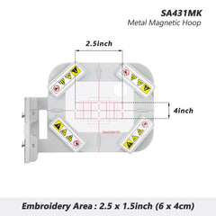SewTech SA431MK 40x60mm magnetic hoop