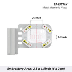 SewTech SA437MK 60x20mm magnetic hoop