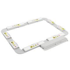 SewTech SA439MK magnetic hoop with fabric hooped
