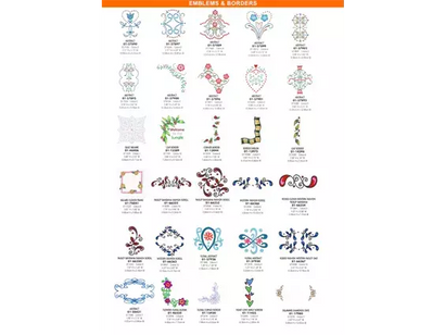 SAEMB2500 2500+ Embroidery Design Collection